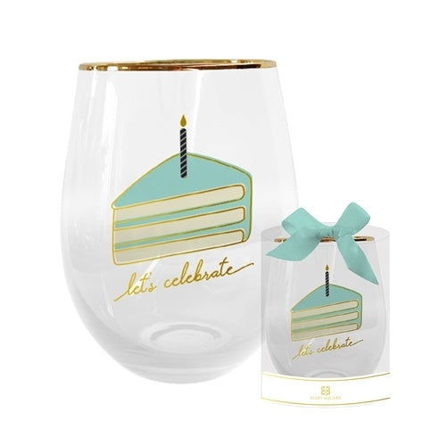 Mary Square Stemless Wine Glass Gift Box