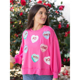 Millie Candy Hearts Sweatshirt