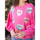 Millie Candy Hearts Sweatshirt