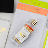 Matches in Glass Bottle- Coming in Hot