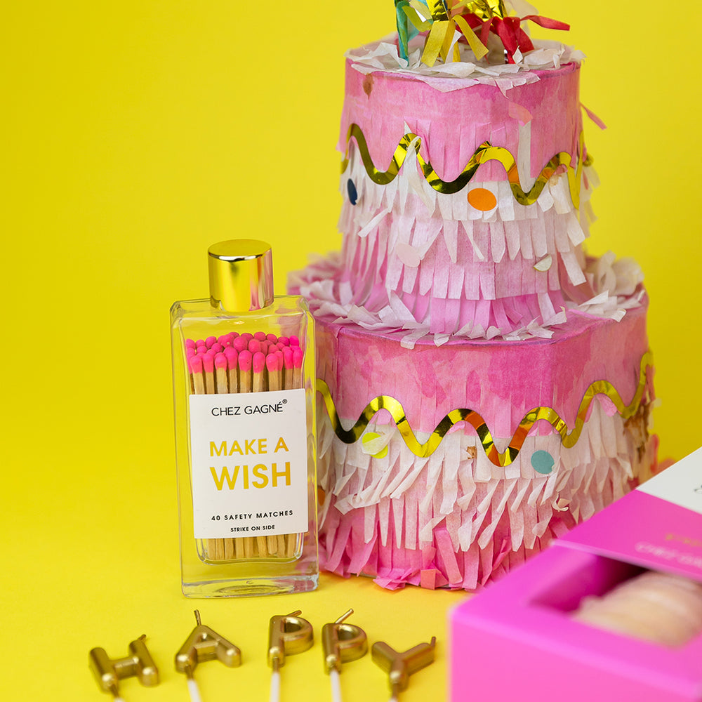 Matches in Glass Bottle- Make a Wish