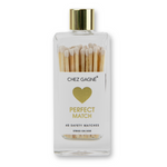 Matches in Glass Bottle- Perfect Match Heart
