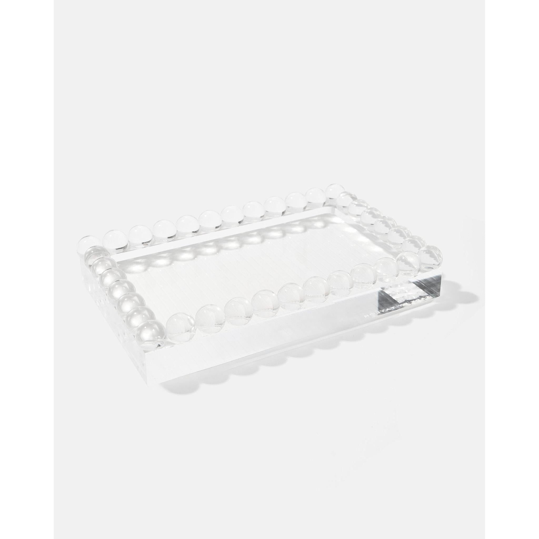 Medium Bubble Lucite Tray