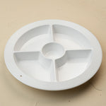 Melamine Divided Dish - Pinstripes