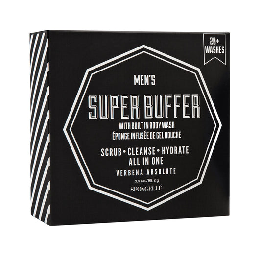 Men's Body Wash Infused Buffer Sponge