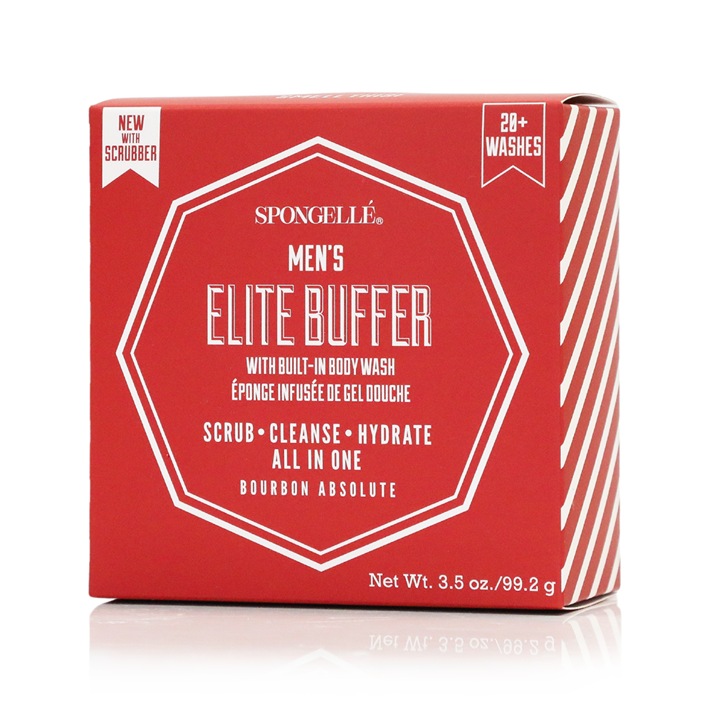 Men's Body Wash Infused Buffer Sponge