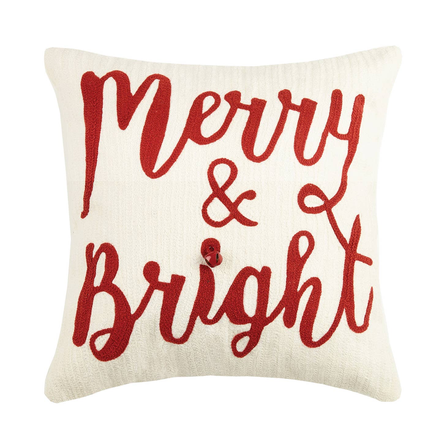 Merry & Bright Hooked Pillow