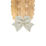 Metallic Silver Magnetic Bow