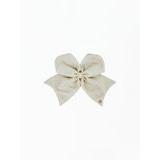 Metallic Silver Magnetic Bow