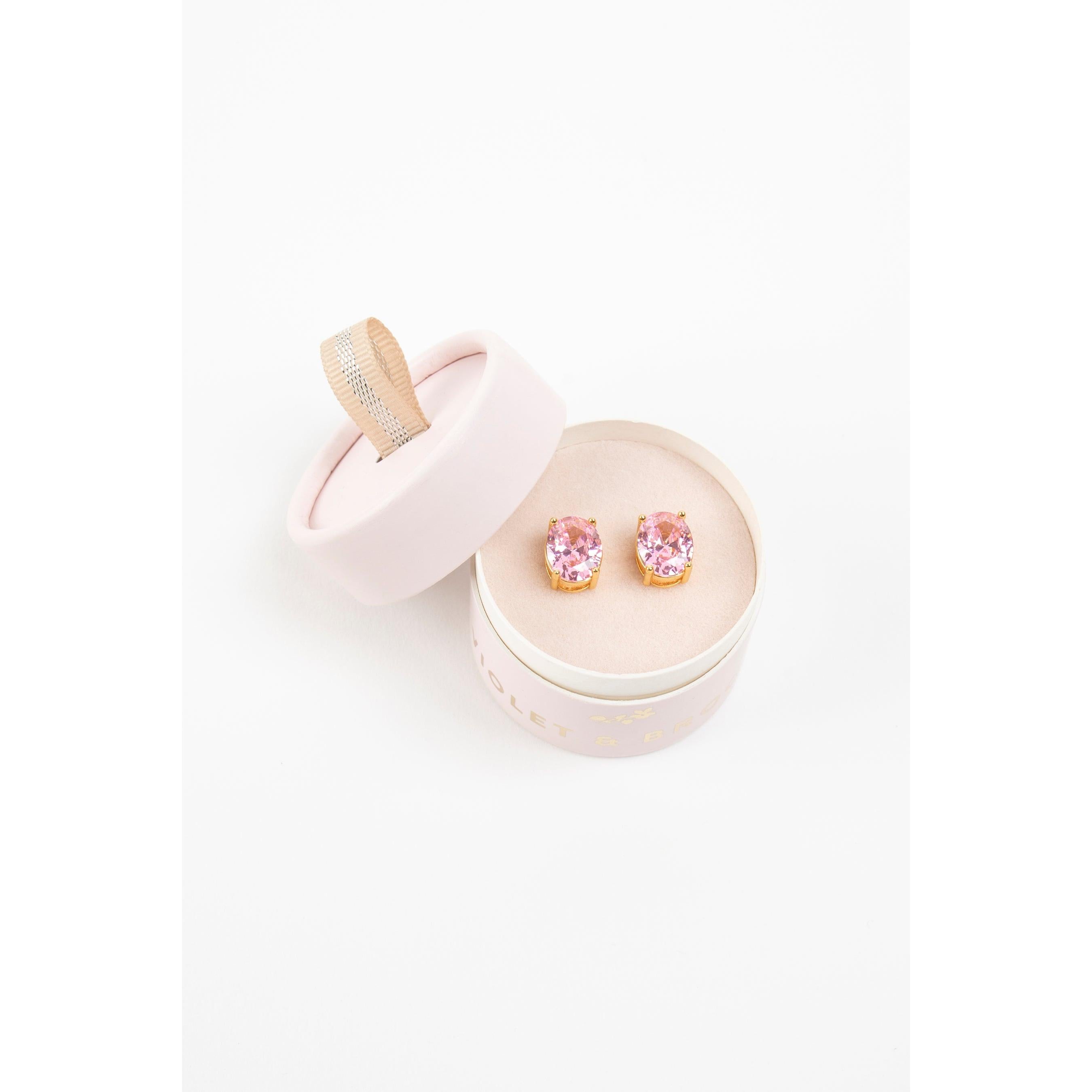 Mia Sparkle Crystal Post Earrings