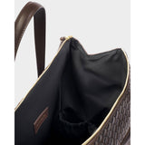 Milan Hand Woven Cabin Bag | Chocolate