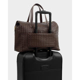 Milan Hand Woven Cabin Bag | Chocolate