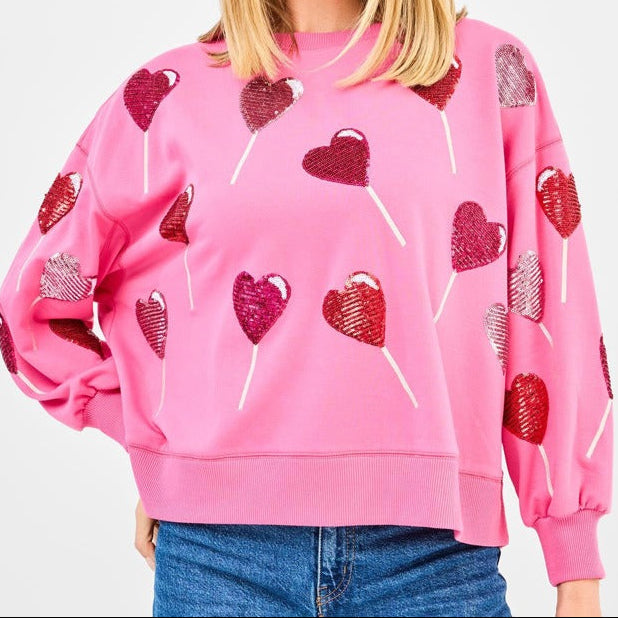 Millie Lollipop Sequins Sweatshirt