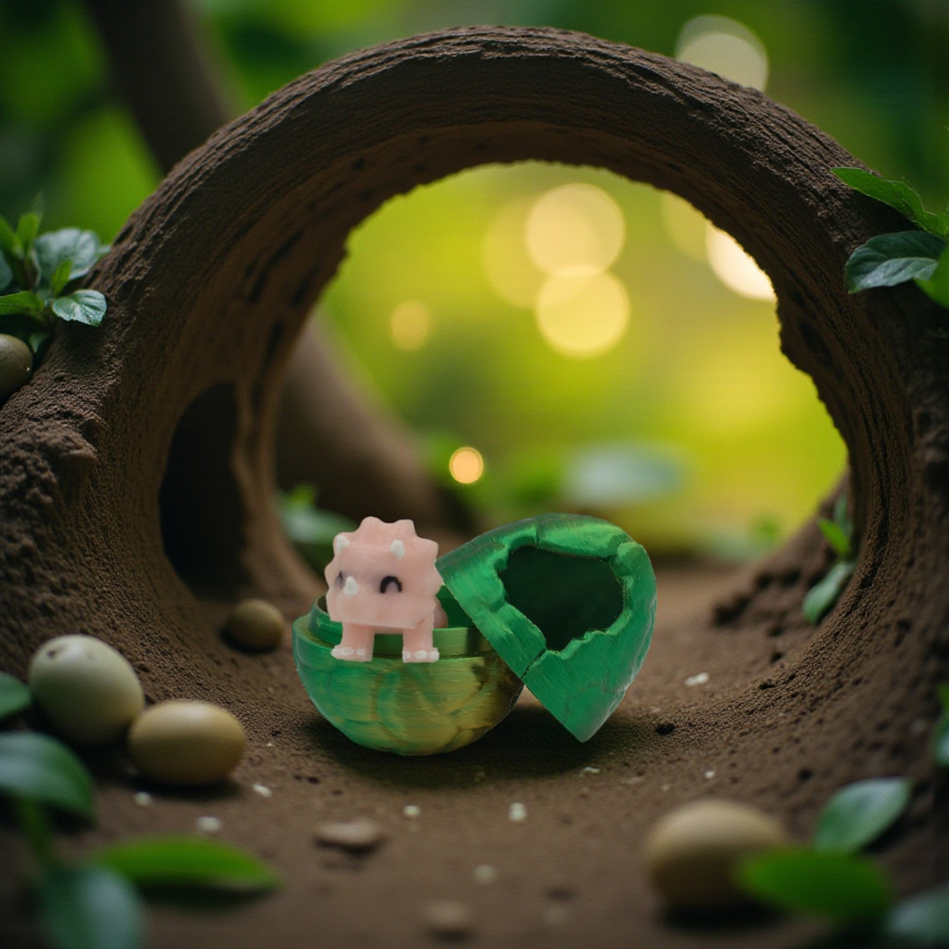 Mini Peek-A-Saur Triceratops