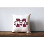 Miss State Logo Pillow