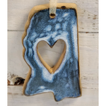 Mississippi Heart Ornament