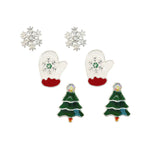 Mittens and Snowflakes Earrings