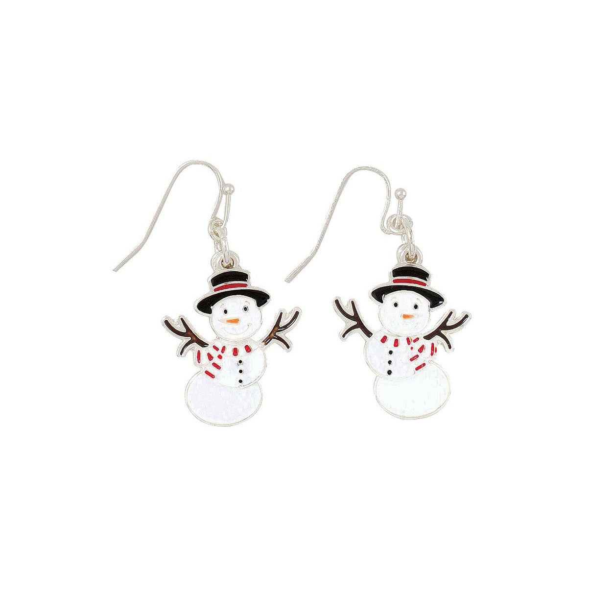 Movable Snowmen Earrings