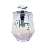 Mrs. Wine Glass with Stopper