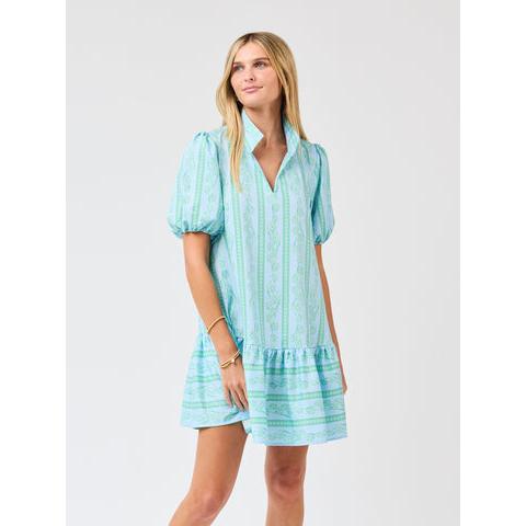 Nancy Dress | Garden Lace Green
