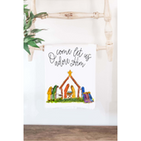 Nativity Cotton Christmas Tree Towel