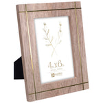Natural Frame w/ Copper Inlay 4x6