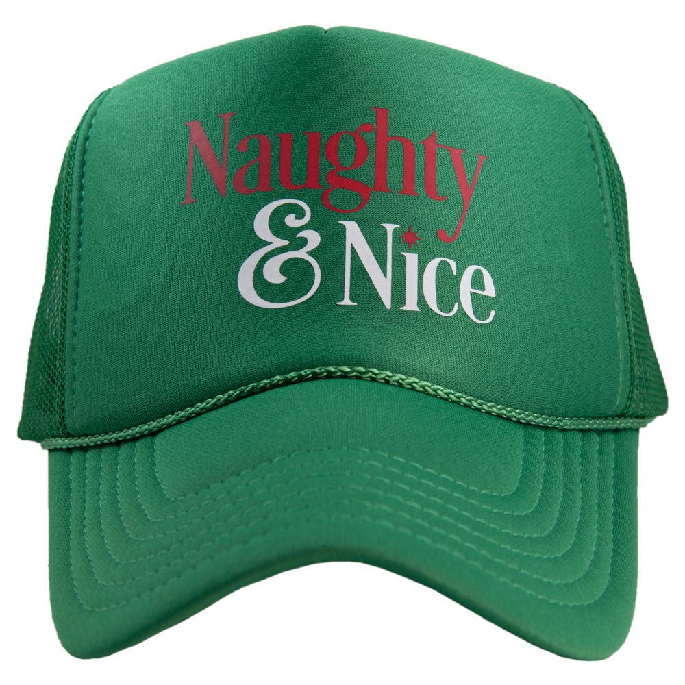 Naughty & Nice Foam Trucker Hat