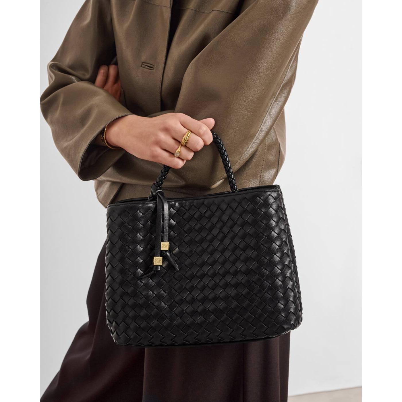 Nova Hand Woven Top Handle Bag