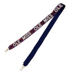 Ole Miss Beaded Strap