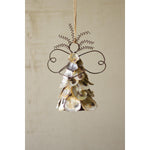 Oyster Shell Angel Ornament