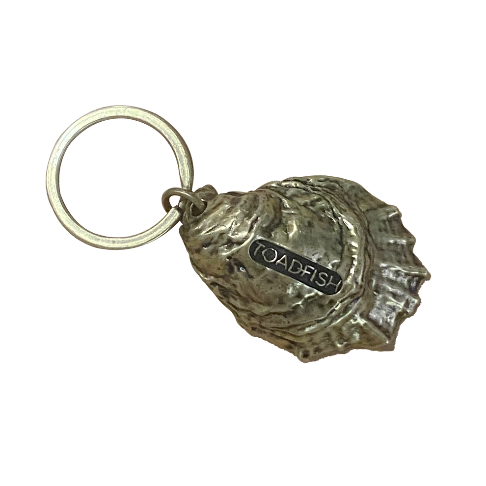 Oyster Shell Conservation Key Chain