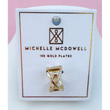 Pave Criss Cross Drew Scarf Charm