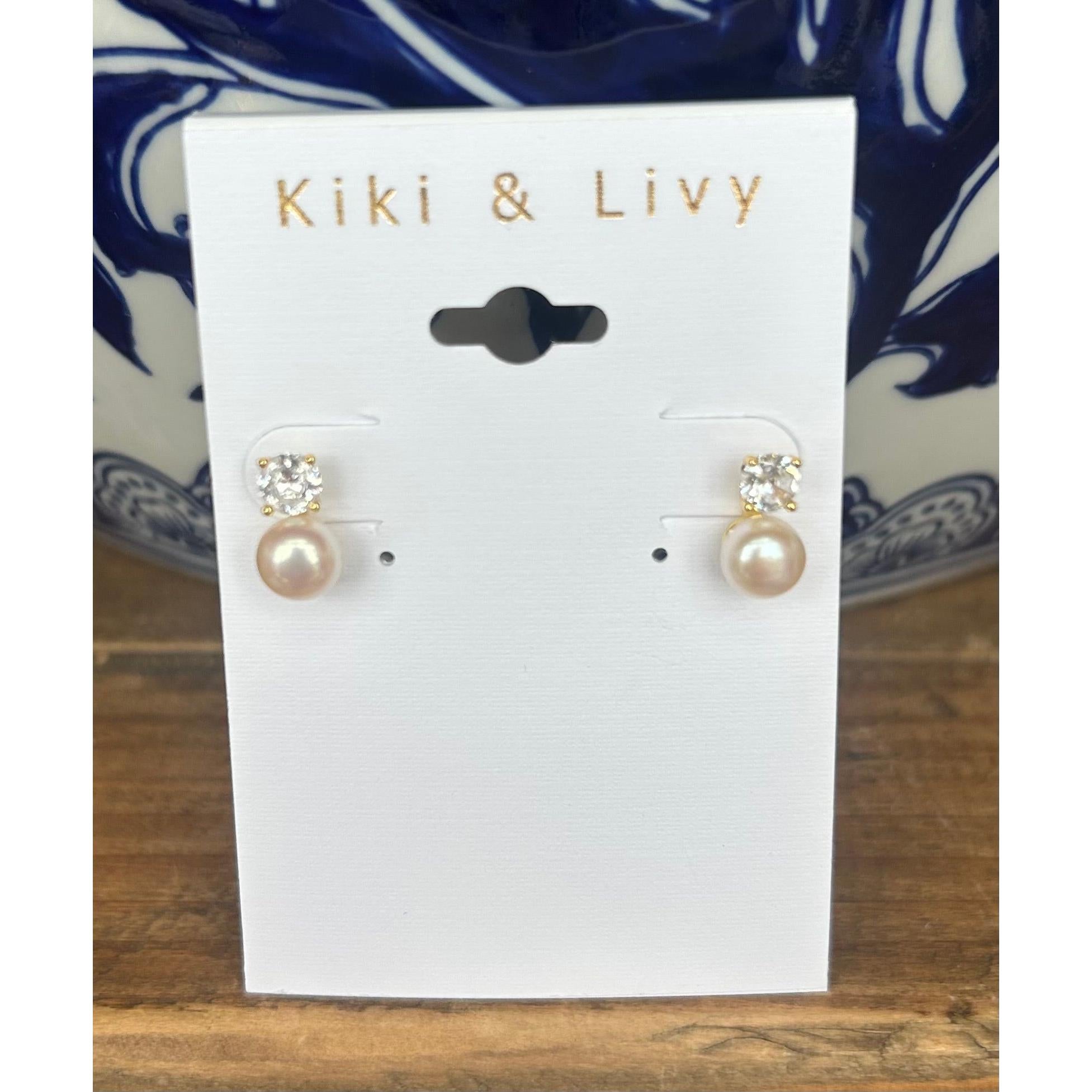 Pearl Stone Studs