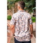 Performance Button Up Shirt - Pintail Camo