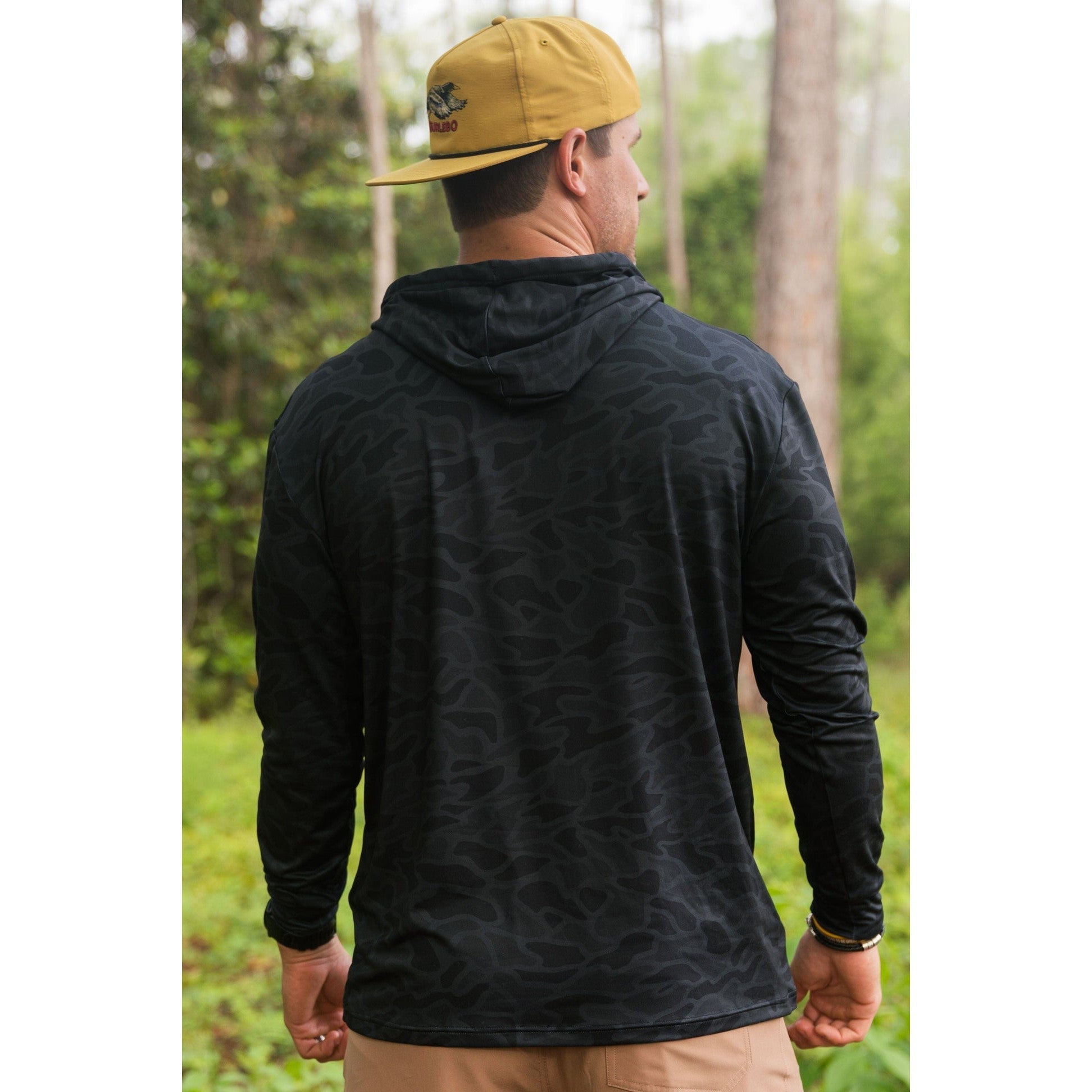 Performance Hoodie - Black Camo