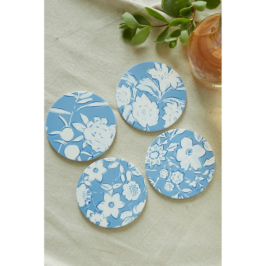 Periwinkle Posey Coasters
