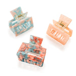 Petite Hair Claw Trio - Light Blue