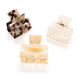 Petite Hair Claw Trio - Neutral