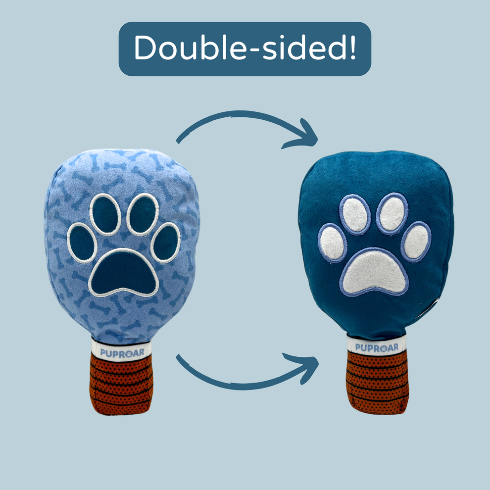 Pickleball Squeaky and Crinkly Dog Toy