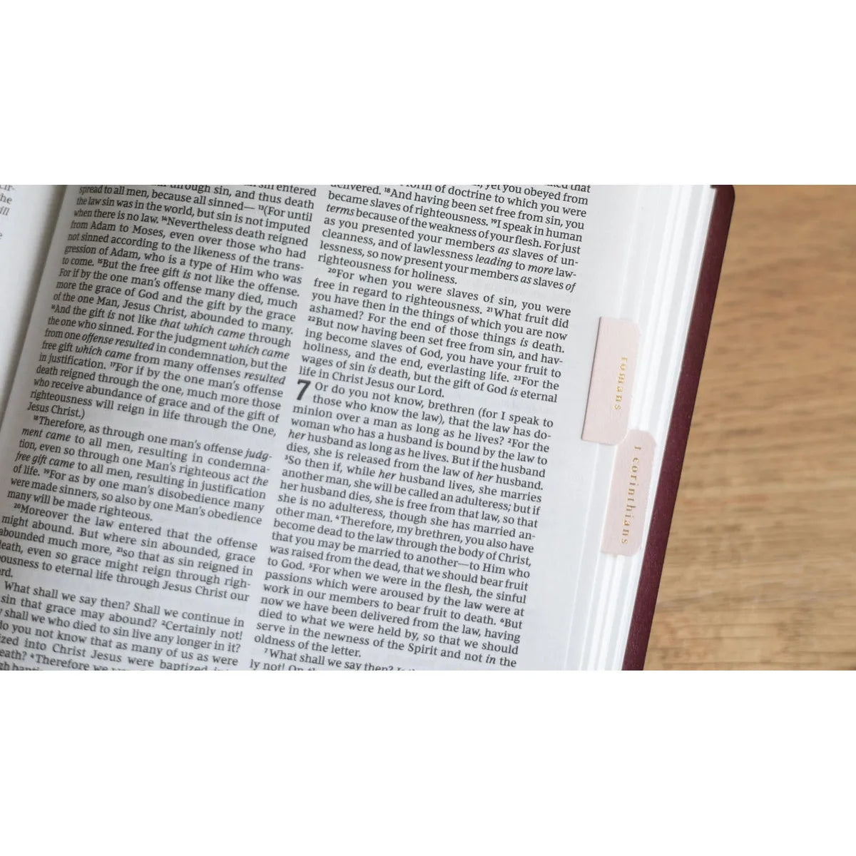 Pink and Cream Bible Tabs