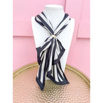 Pinstripe Twist Drew Scarf
