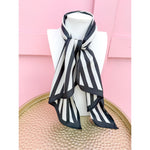 Pinstripe Twist Drew Scarf