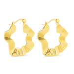 Polished Gold Jennifer Hoop - 51341