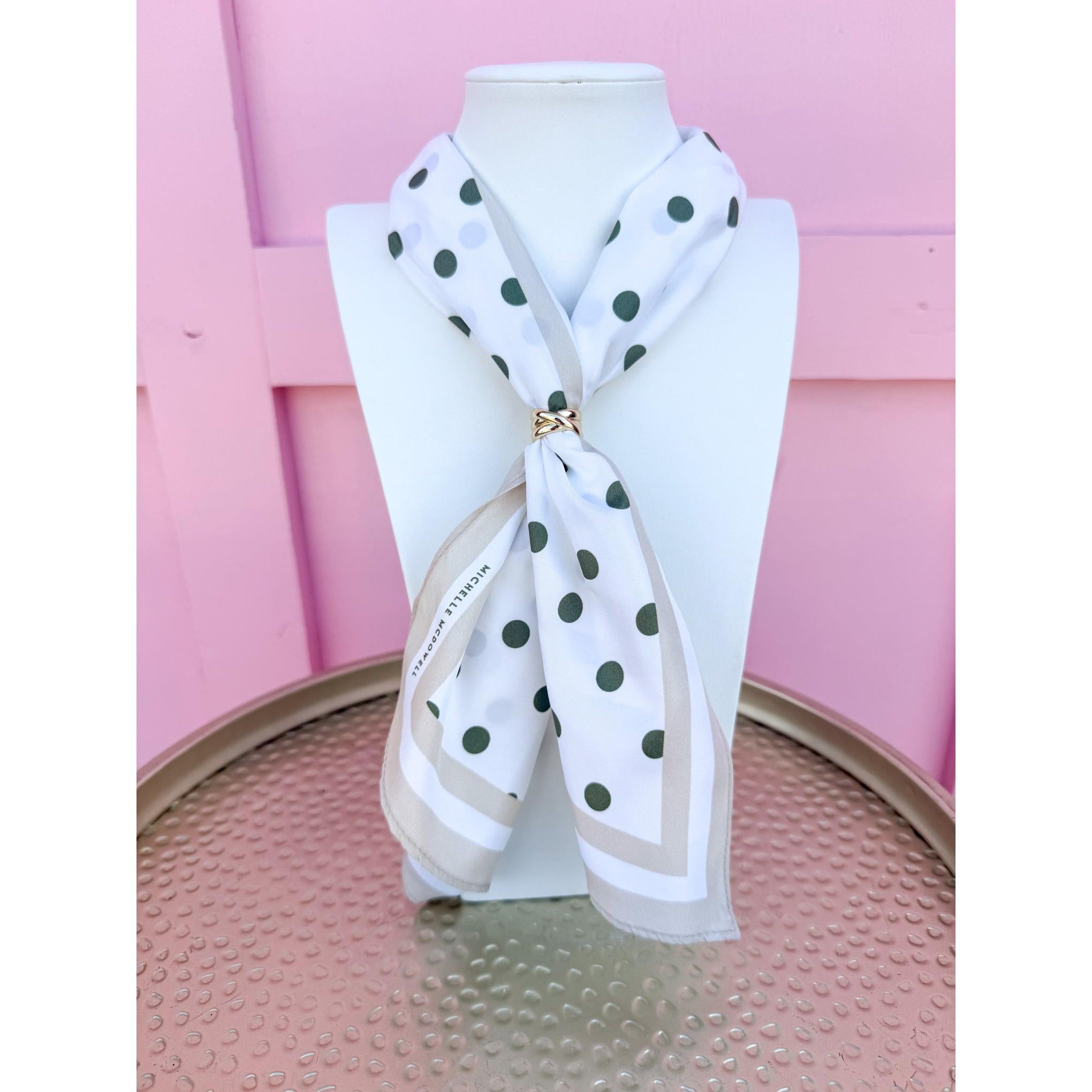 Polka Dots Drew Scarf