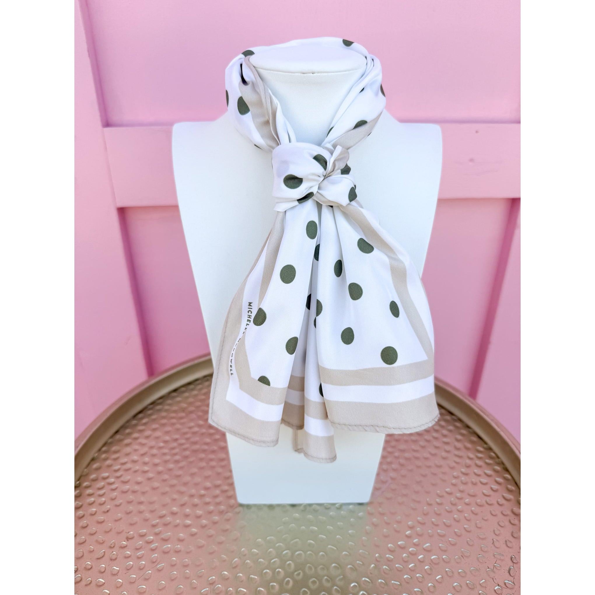 Polka Dots Drew Scarf