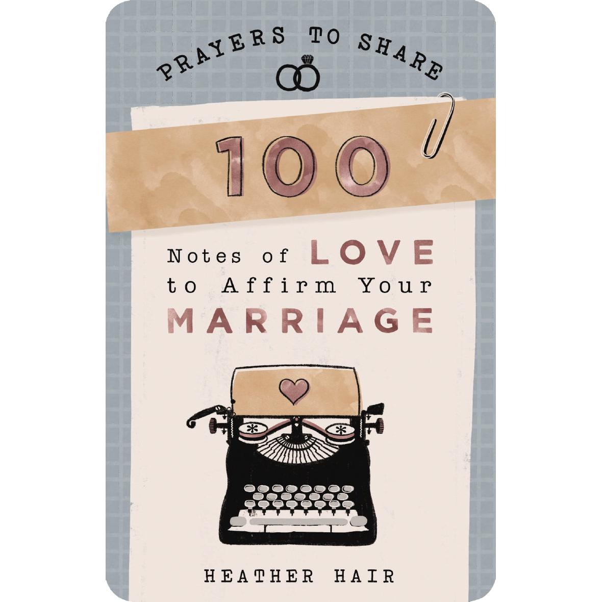 Prayers To Share: Notes of Love To Affirm Your Marriage
