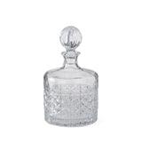 Pressed Glass Decanter 9.25"