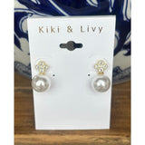 Quatrefoil Pearl Studs