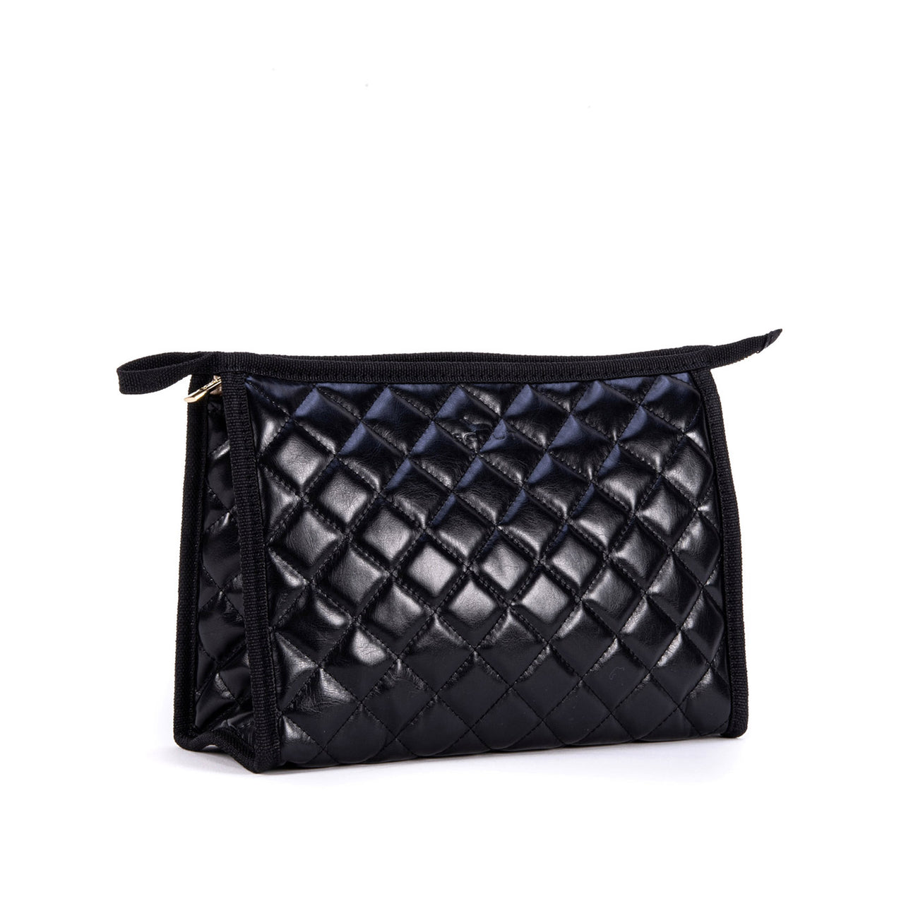 Quilted Black Audrey Pouch