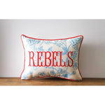 Rebels Toile Pillow + Piping Red